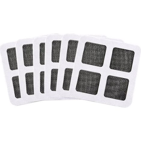 Collecteur de cheveux - Lot de 6 - Filtre de douche - Autocollant pour siphon - 10 x 10 cm (1/5)