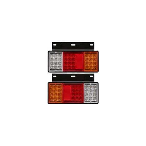 Fanale posteriore Isuzu, Fanale posteriore Isuzu serie N, Fanale posteriore Isuzu serie N, Fanale posteriore Isuzu, Gruppo fanale posteriore per camion, Coppia di fanali posteriori di ricambio a 12V c (1/4)