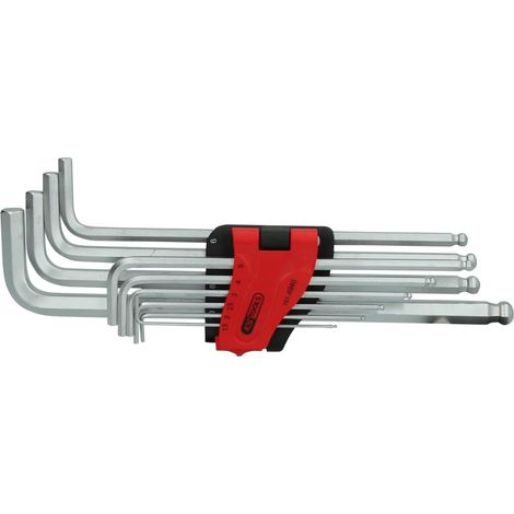 KS Tools Jeu de clés à douille hexagonale à boule, XL, 10 pcs. (1/3)