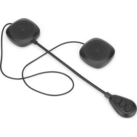 Écouteurs Bluetooth sans fil pour casque de moto, haut-parleur mains libres, casque audio à fixation frontale