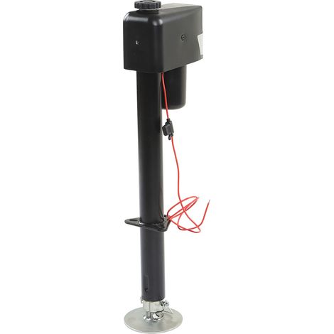 Vérin de caravane électrique 12V 3500lbs 495mm, structure en alliage d'acier robuste, pour remorque, van et camping-car, charge lourde. (1/5)
