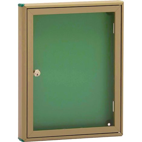 BACHECA PORTA AVVISI 1 FOGLIO cm 29x5x h.37 - bronzo  - KASART