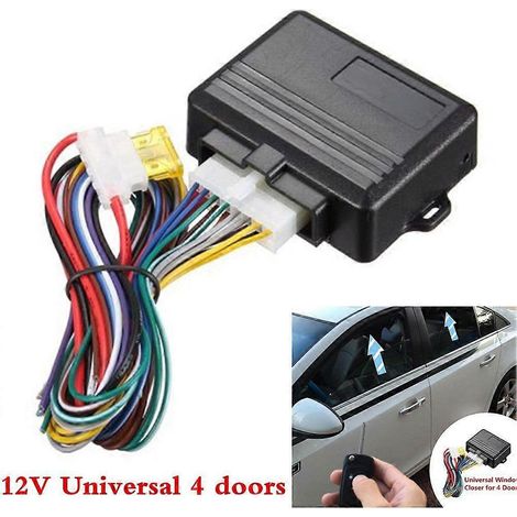 Módulo universal de cierre automático de ventanas para automóviles de 4 puertas, kit de sistema de seguridad para automóviles (1/3)