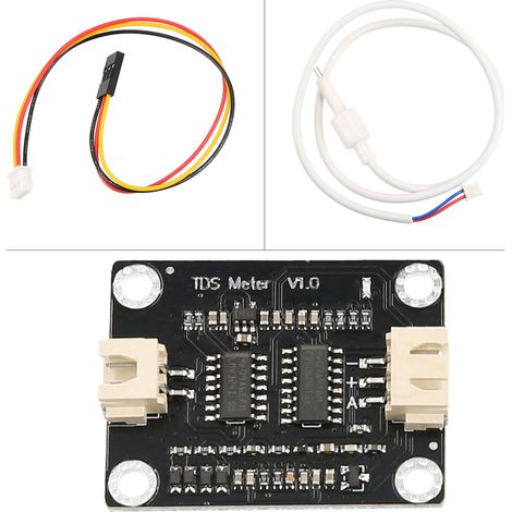 Module de capteur V1 de surveillance de la qualité de l'eau de sonde de compteur TDS avec remplacement de connecteur de fil de cavalier XH2.54-3Pin pour Arduino (1/5)