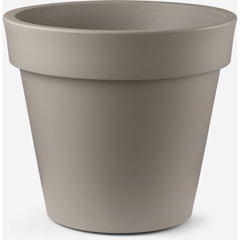 Vaso da giardino design classico in polietilene Aria 65cm - Beige