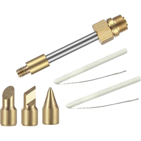 Pannes de soudage 15 W 58 mm et 2 noyaux de rechange - Accessoires et pièces détachées pour la réparation