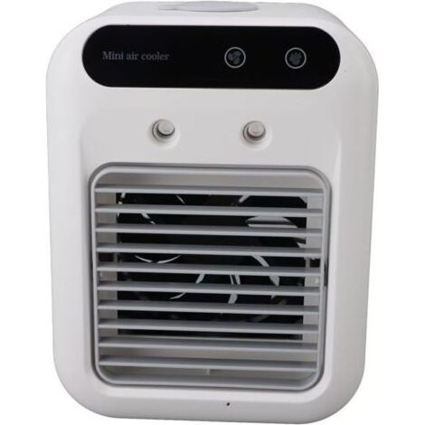 Tragbare Klimaanlage, leise mobile Klimaanlage, 500-ml-Luftkühler, Luftkühler, 2 Geschwindigkeiten + 2 Nebelmodi, 20° Windrichtungsverstellung, Mi (1/5)