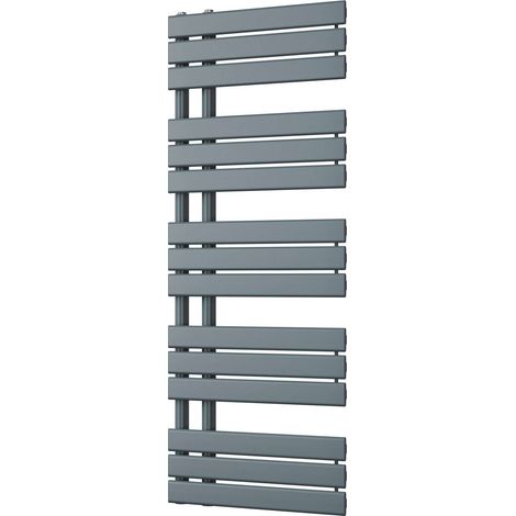 Tristan - Anthracite Towel Radiator - H1292mm x W500mm (1/3)