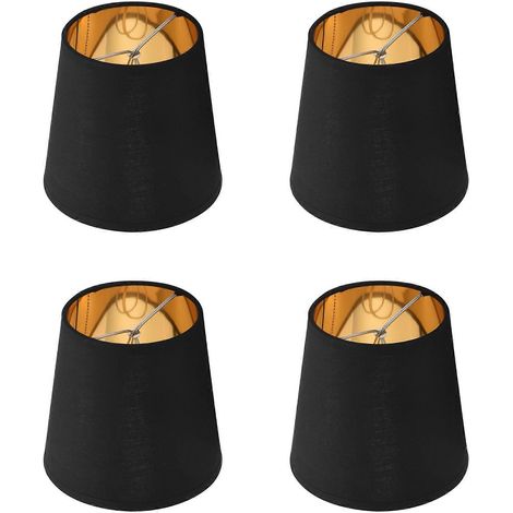 12er-Set kleiner Lampenschirme, Kronleuchter-Schirme, kleine Lampenschirmclips für Kerzenlampen, Tisch-, Kronleuchter- und Wandlampen (1/5)