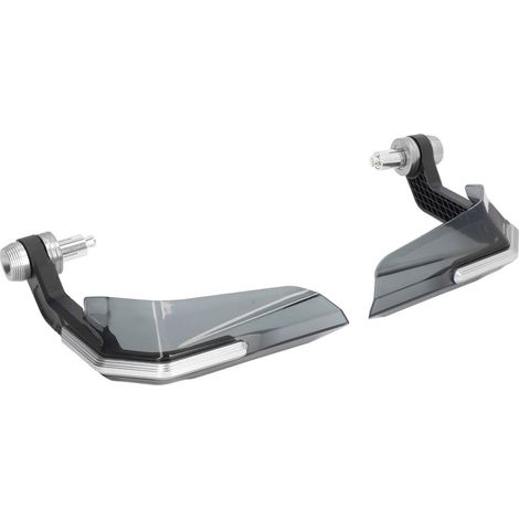 Protège-mains universels 22 mm en alliage d'aluminium pour moto tout-terrain, quad, MX et motocross (argenté) (1/5)