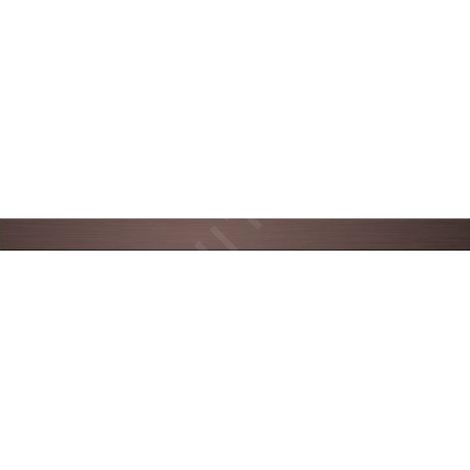 I-Drain DZIGNSTONE - Grille de conception pour baignoires Solid Linear, longueur 79 cm, chocolat DP.GS.C.0792 (1/2)
