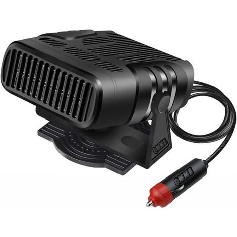 Riscaldatore portatile per auto 12V 120W, riscaldamento rapido dell'auto, disappannamento, alimentazione tramite spina, bassa rumorosità, accendisigari, sbrinamento, rotazione a 360 gradi, dissipazion (1/5)