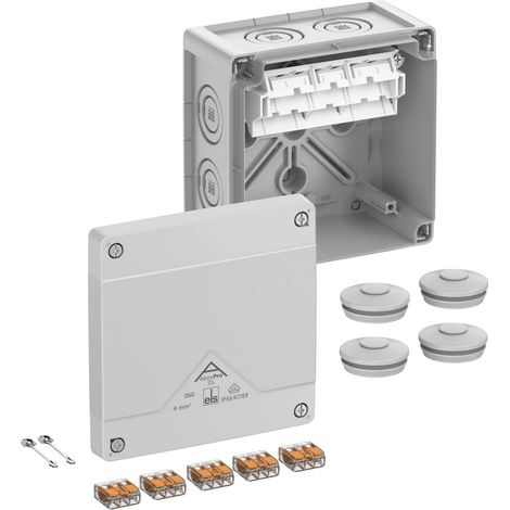 Spelsberg 40444001 Cassetta di derivazione (L x L x A) 127 x 127 x 75 mm Grigio IP66, IP67, IP69 1 pz.