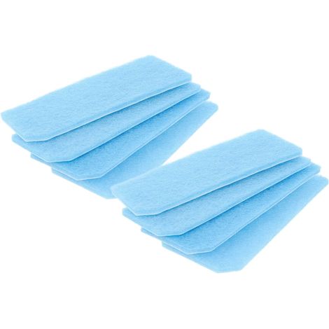 vhbw 8x Filtro reemplaza Miele RX-SAC 1, 41996982, 41996982D para aspiradora - Filtro de aire de salida, azul / blanco (1/4)