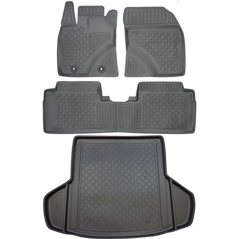 Toyota Avensis III Kombi (01.2009–08.2018) – SET: Automatten + Kofferraummatte