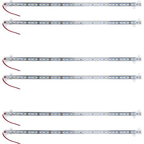 starre LED-Streifen à 50 cm, 12 V, 36 LEDs 5630 SMD, Aluminiumgehäuse mit Endkappen, weiß. (1/5)