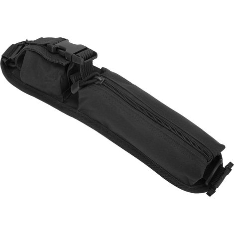 Sac à dos tactique avec porte-radio, sac de survie pour randonnée et camping, couleur noire (1/5)