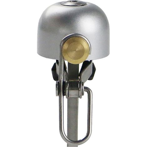 Sonnette vélo vintage métal guidon 22–36 mm, rétro adulte entièrement métallique (1/5)