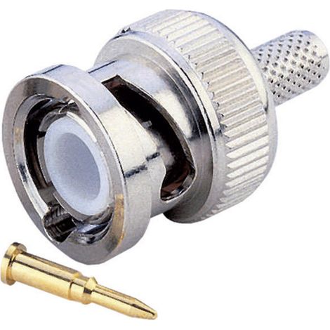 TRU COMPONENTS  1579452 BNC-Steckverbinder Stecker, gerade 50 Ω 1 St.