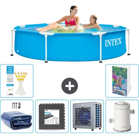 Intex Piscine Tubulaire Ronde - 244x51 cm - 5-pièces S16 (1/5)