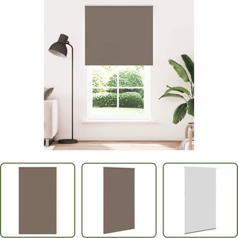 Occultant - Store enrouleur occultant café 140x230cm largeur du tissu (1/5)