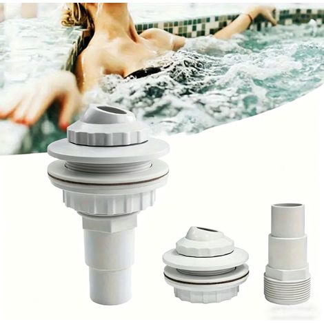 Raccord de buse de refoulement complet pour piscine hors-sol, avec joint et adaptateur – Blavit (1/5)