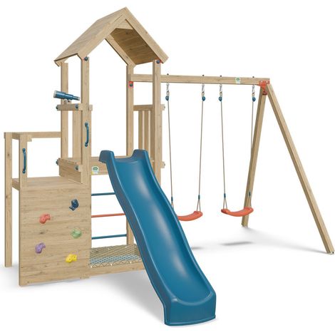Aire de jeux bois 2,20 m ULTRA XPLORER 2 - 8 enfants