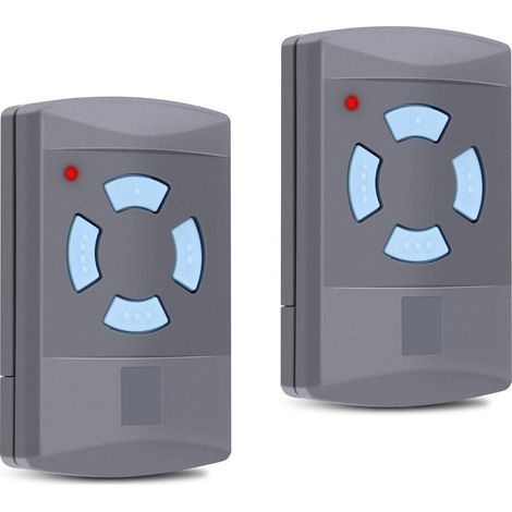 Set di 2 telecomandi per cancello, 868,30 MHz, 4 canali, per Hörmann HSM4-868, per garage. (1/5)