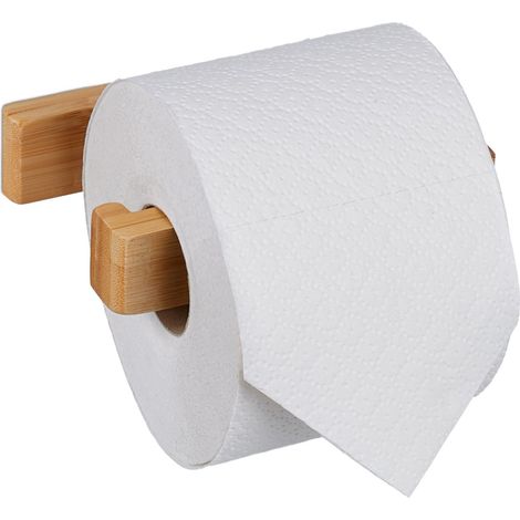 Portarrollos de papel higienico de bambu