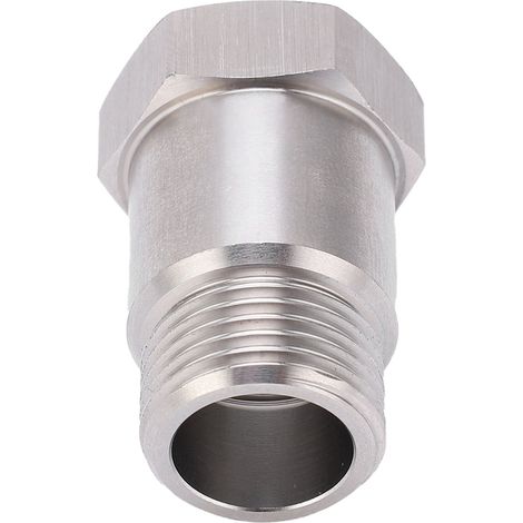 Rallonge, adaptateur et entretoise pour capteur d'oxygène M18x1,5 mm, acier inoxydable 304, équipement mécanique (1/5)