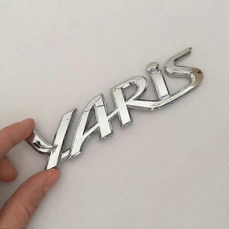 1 autocollant 3D ABS de haute qualité pour voiture YARIS, emblème, lettrage, hayon arrière, autocollant de style, accessoire auto (1/4)