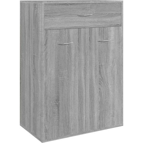 Maison Exclusive - Scarpiera Grigio Sonoma 60x35x84 cm in Legno Multistrato (1/5)