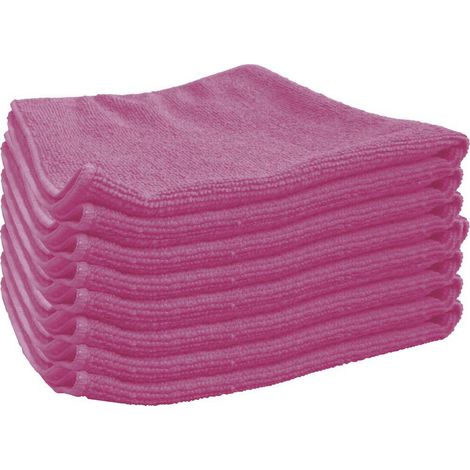 Microfibre 200 g/m² 380x380mm fuschia - lot de 10 pcs KARZHAN - 14000