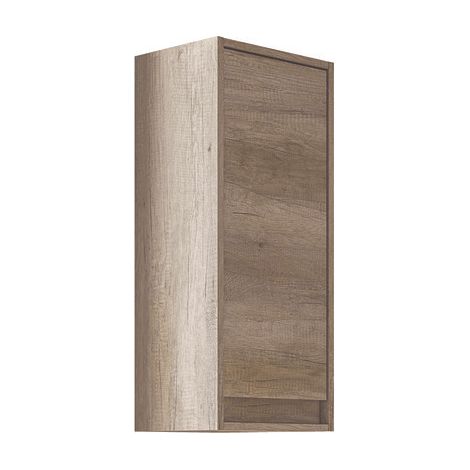 ONDEE ZEN - Colonne de salle de bain à suspendre COTTON - L30cm - Bois brun - Mélaminé - Livré en kit (1/10)