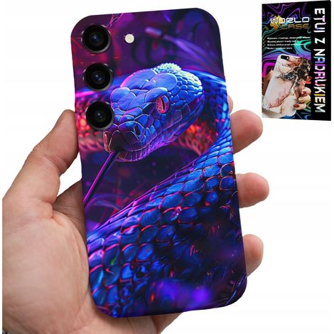 Coque pour Samsung Galaxy S23 - Motif serpent, cobra, serpent à sonnettes et reptiles + film protecteur (1/5)