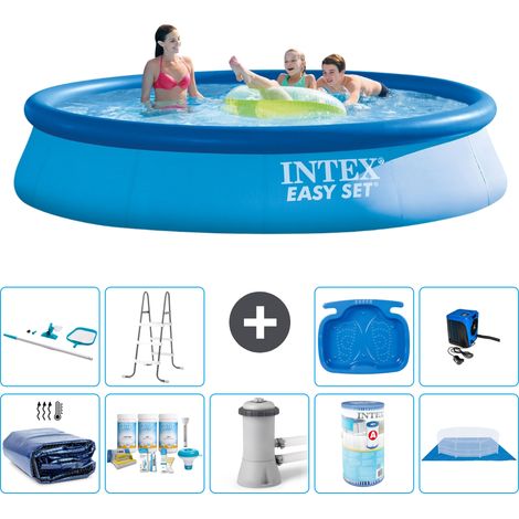 Intex Piscina Easy Set Rotonda - 396x84 cm - 7-pezzi S40750 (1/5)