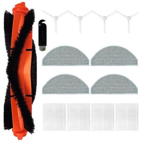 Accessoires pour aspirateur robot Xiaomi E10 : brosse principale, filtre HEPA, chiffons de nettoyage, pièces de rechange (1/5)