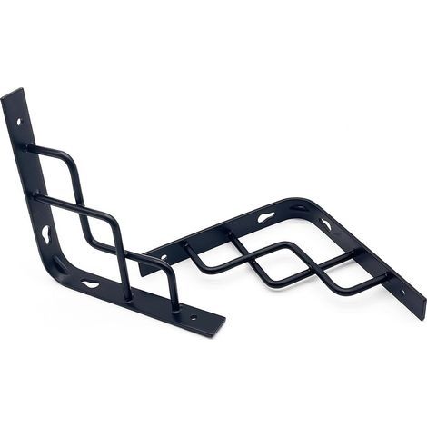 Regalträger/Halterungen - Schwebende Regalträger aus Metall - 2 Stück Regalträger für Wohnzimmer- und Küchendekoration (20 cm) (1/4)