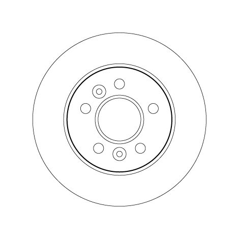 Lot de 2 Disques de frein TRW Automotive DF4546 RENAULT 60 25 304 073
