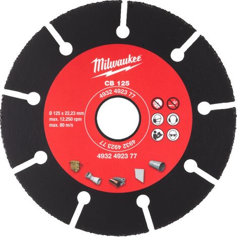 Disco da taglio in metallo duro 125mm Milwaukee 4932492377