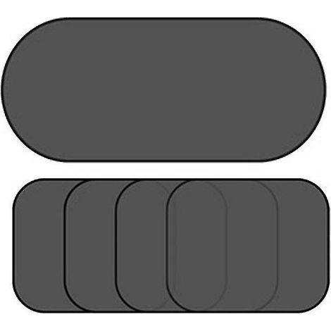 Pare-soleil de voiture, protection solaire latérale, isolation thermique, pare-soleil arrière, protections latérales en maille, ensemble de 5 pièces (1/3)