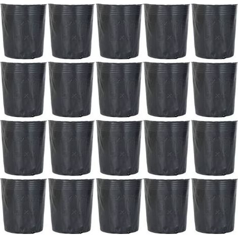 300 pots de semis biodégradables 10x10 cm, pots pépinière jardin pour plantes et boutures (1/5)