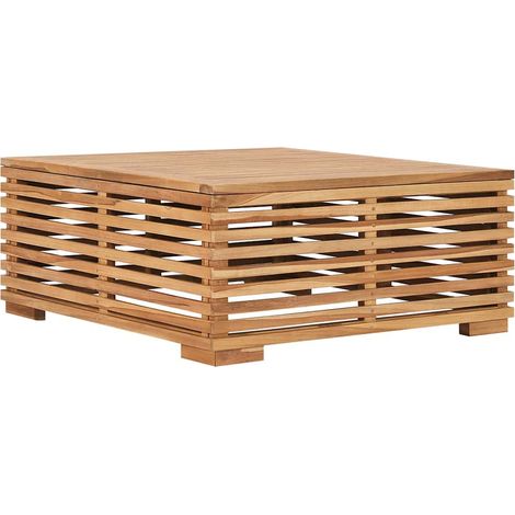 Maison Exclusive - Gartentisch und Fußhocker Set mit Dunkelgrauem (1/5)