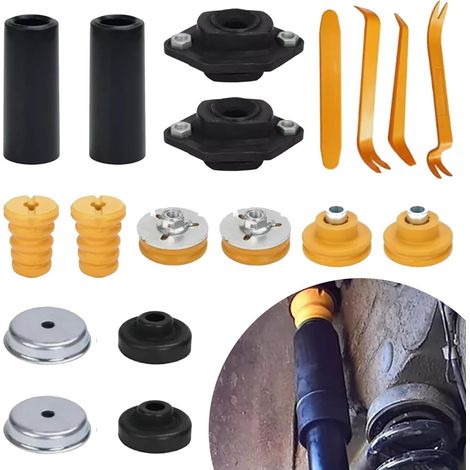 Rear Suspension Shock Absorber Compatible with 1 Series 3 Series X1 E81 E82 E84 E87 E88 E90 E91 E92 E93 33506771737 Strut Repair Kit - Shock Absorber Seal