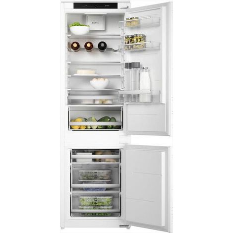 Asko frigorifero combinato da incasso, RFN31831SEI, No Frost, 248 litri, porta scorrevole, classe E, Bianco