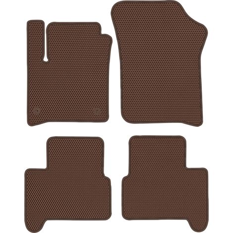 Tapis de sol dédiés pour Seat Mii Electric (2020-2021) - EVA HONEYILB MARRON (1/5)