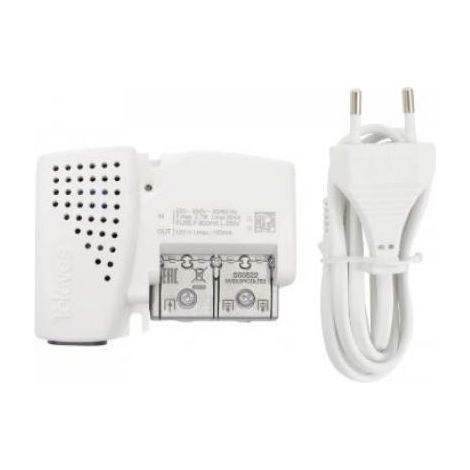 PicoKom 1e/2s "EasyF" Heimverstärker 47-694MHz G 10/16dB Vs 98/101dBV mit automatischer Anpassung + 12V vorverstärktes Netztei