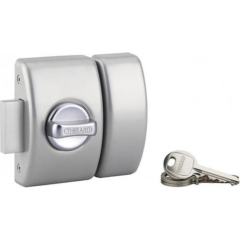 Cilindro DESIGN a 5 perni, 50 mm, argento, 3 chiavi – THIRARD