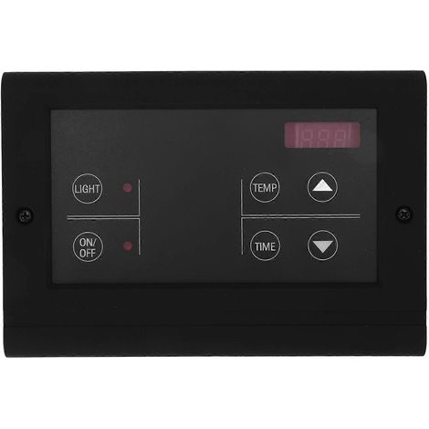 Thermostat mural pour sauna domestique, régulateur de température avec générateur de vapeur humide, commande encastrable, salle de bain, 1 pièce (1/5)
