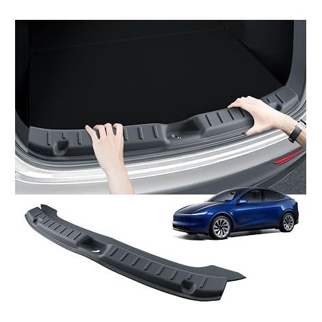 Protection de Pare-Chocs Arrière - Compatible avec Model Y Juniper 2025 2026, Protection Anti-Rayure en TPE pour Pare-Chocs Arrière de Y, Protection de Rebord de Coffre, Accessoire (1/5)